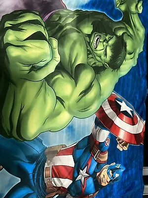 AVENGERS Captain America Iron Man Thor Hulk Marvel Comics PILLOW CASE Set Of 2 • $17.75