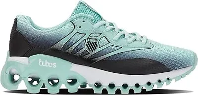 K-Swiss Womens Tubes Sport Eggshell Blue/Black 97924-488-M Running Shoes New • $69.95