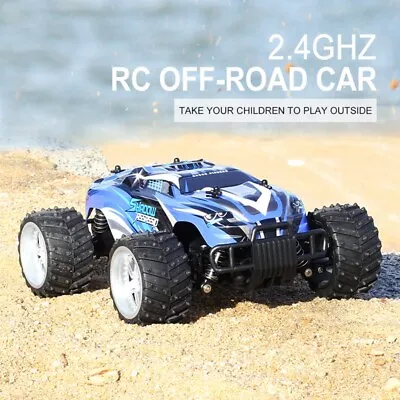 2.4GHz 2WD High Speed Racing Car Rock Crawler 1/16 Scale Remote Control RC5456 • $54.99