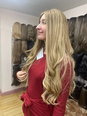$3000 • Buy Malky Wig Sheitel European Multidirectional Lace Top Blonde/Highlight 8/16/24