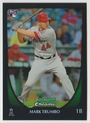 2011 Bowman Chrome Refractor #173 Mark Trumbo RC Los Angeles Angels • $1.34