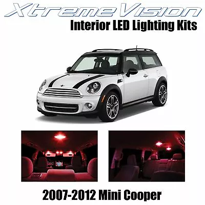 XtremeVision Interior LED For Mini Cooper 2007-2012 (10 PCS) Red • $10.99