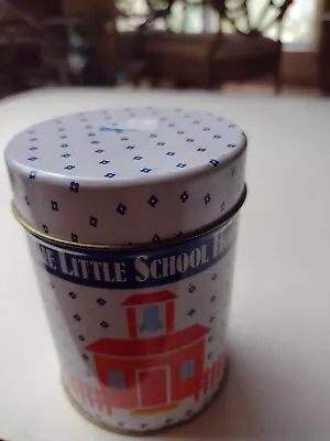Vintage The Little School House Metal Canister Tin • $12