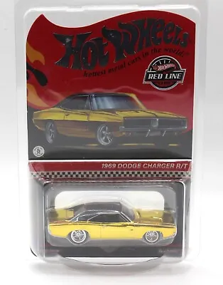 Hot Wheels HNL23 1:64 Red Line Club RLC Exclusive 1969 Dodge Charger R/T Yellow • $31.98