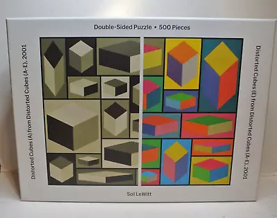 Galison MoMA Sol Lewitt 500 Piece Double Sided Puzzle For Families Abstract Art • $20