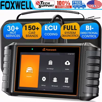 FOXWELL Bluetooth OBD2 Scanner All System Diagnostic Tool ECU Coding TPMS Reset • $249
