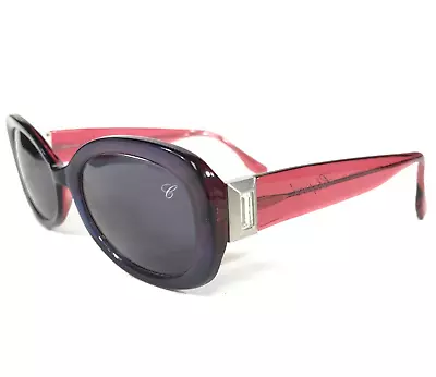 £124.73 • Buy Chopard Sunglasses C555 00 6061 Pink Purple Round Cat Eye With Purple Lenses