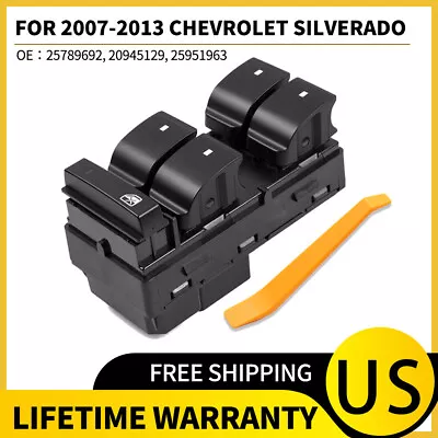 Power Master Window Switch For Chevrolet Silverado GMC Sierra 07-13 Driver Side • $16.66