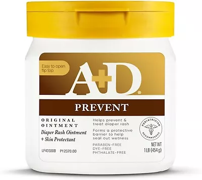 A+D Original Diaper Rash Ointment Prevents & Protects Diaper Rash Moisturizes-US • $18.49