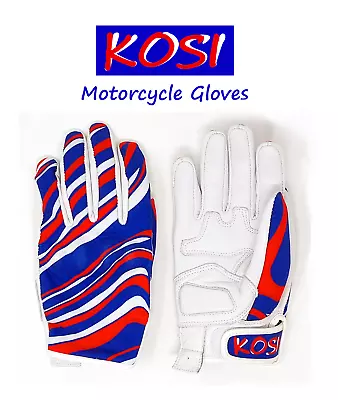 Motorcycle Leather Gloves With Knuckle Protection Skid Protection • $18.99