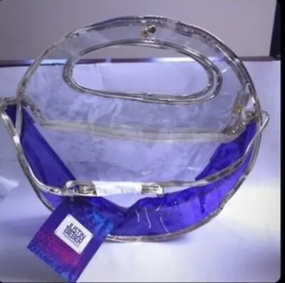 £18.77 • Buy Justin Bieber Clear Purple Satchel Bag Sac Violet Girlfriend