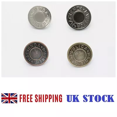 17mm Jeans Buttons That Just Hammer On - Pick Your Colour • £1.85