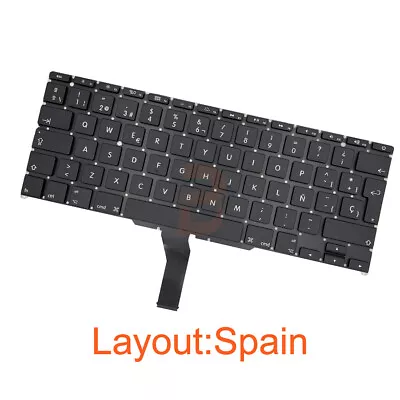 New For Macbook Air 11  A1370 A1465 Spain Keyboard With Backlight 2011-2015 Year • $22.98