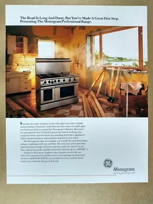 2000 GE General Electric Monogram Professional Range Vintage Print Ad • $9.99