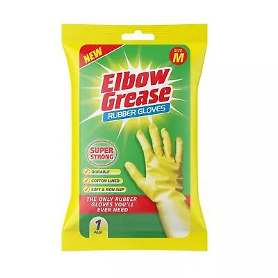 Elbow Grease Rubber Medium Gloves • £5.49