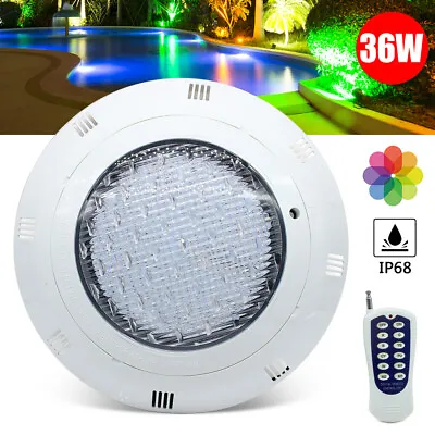 AC12V RGB LED Pool Light IP68 Waterproof With Remote For Inground Swimming Pool • $40.85