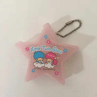 $28 • Buy Vintage 2002 Sanrio Little Twin Stars Sticker Flakes With Star Case