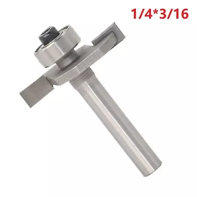 T-Slot Router Bit 1/4 Shank 3/16 Cutting Depth 2 Flutes HSS Cutter Grooving • $9.43