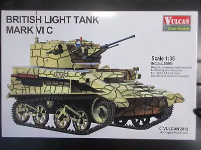Vulcan Scale Models 1/35 British Light Tank Mark Vic #56009 • $32