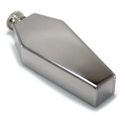 Mini Hip Flask 100ML Coffin Shape Stainless Steel Portable Fl X6C2 • $9.07