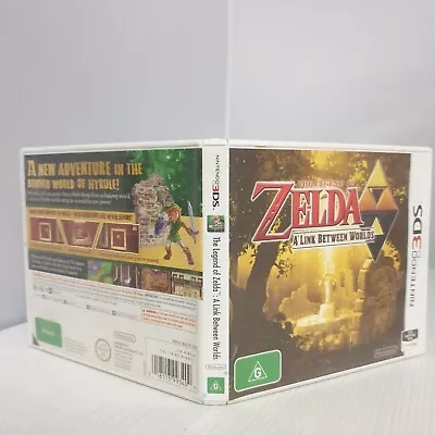 Nintendo 3DS The Legend Of Zelda A Link Between Worlds R4 PAL AU/NZ - CASE ONLY • $15