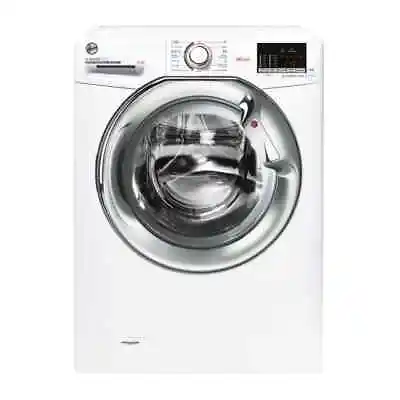 Hoover Washing Machine 9kg 1400 Spin C Energy Chrome Door - H3WS 495DACE-80 • £269