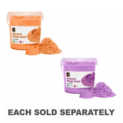 Educational Colours Sensory Magic Sand 1kg Easy To Mould Sculpt Non Toxic • $14.69