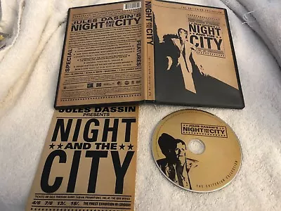 Night And The City Jules Dassin Criterion Collection Dvd Rare Oop • $14.25