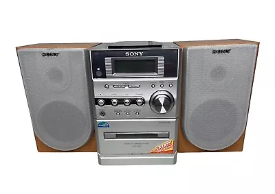 Sony CMT-NE3 Micro Hifi CD Cassette Stereo Radio CD Player - Tested -No Remote • $64.99