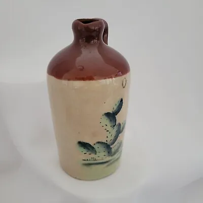 Vintage Mini Ceramic Jug With Hand Painted Cactus With Handle Size  O  • $10