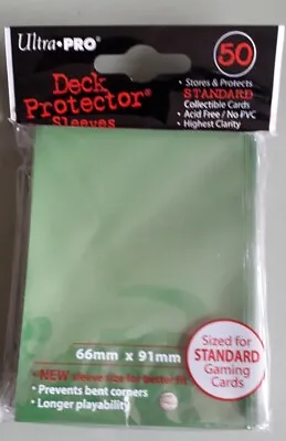 ULTRA PRO Standard Trading Card Sleeves DECK PROTECTORS  Green • £4.95