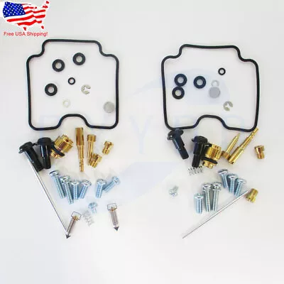 2 Sets For Yamaha V-Star 1100 XVS1100 1999-2009 Carburetor Repair Kit Air Screw • $11.53