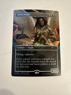 Foil Serra Angel Borderless - NM - WPN Promo MTG Magic • $22