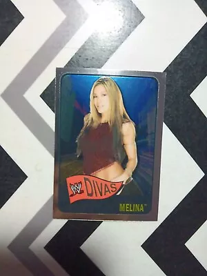 MELINA PEREZ (Vintage 2006 HERITAGE CHROME  DIVAS Card #70) WWE TOPPS   • $2.99