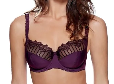 £13.16 • Buy Clearance......Charnos Sienna 1295010 Full Cup Bra 30-40 D-J Cup Aubergine