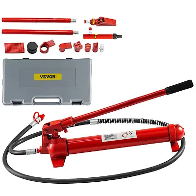 VEVOR 12 Ton Porta Power Hydraulic Jack Air Pump Lift Ram Body Frame Repair Kits • $119.99