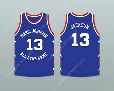 Mark Jackson 13 Magic Johnson All Star Game Basketball Jersey 1988 Charity Event • $29.99