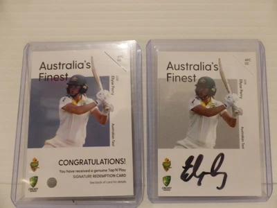 $200 • Buy 2019/2020 AUSTRALIA'S FINEST Signed AUTO Cricket Card ELLYSE PERRY #57/100 WBBL