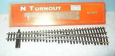Shinohara Track 504 N Scale 9mm #6 Right Hand Turnout Single Piece Of Track • $8.49