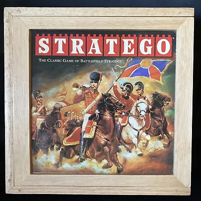 $24.80 • Buy STRATEGO Board Game Milton Bradley Nostalgia Series Wooden Box 100% Complete