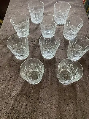 Lot Of 2 Kenmare Waterford Crystal 9 Oz Tumblers - 3 3/8  Tall -  • $80