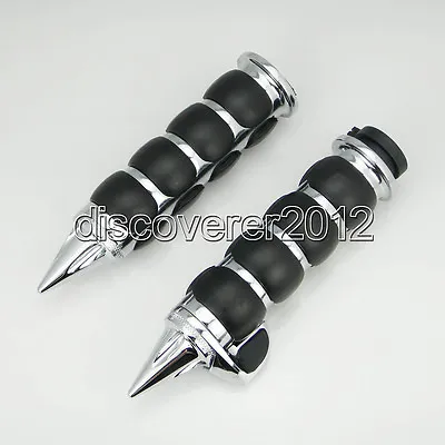 1 Inch Throttle Boss Handlebar Handle Grips For Yamaha Virago 250 535 750 1100 • $33.95