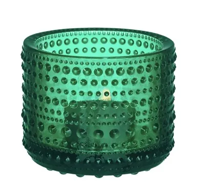 $70.57 • Buy Iittala Kastehelmi Emerald Candle Holder Votive 64mm/2.52 Inch Discontinued