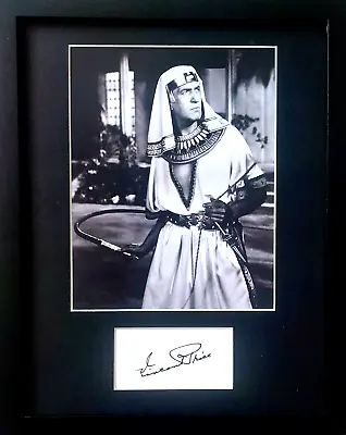 Vincent Price Signed & JSA Certified  Ten Commandments  Photo Display - JSA COA • $249