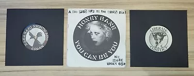 CRASS Joblot 3x 7  Singles Records Punk Anarco Conflict Nagasaki Nightmare Honey • £5.50