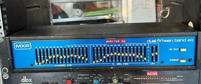 MXR 124 2 Channel 15 Band Dual 2/3 Octave Graphic Equalizer Eq Vintage Rack • $100