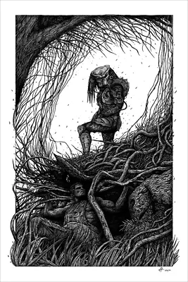 Predator By Liam Atkin Ltd Edition X/150 Poster Print Mondo MINT Movie Art • $85