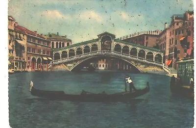 Italy Venezia Postcard The Rialto Bridge Color  V.F./ ARDO Unposted • £4.96