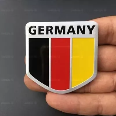 German Germany Flag Logo Car Sticker Metal Emblem Badge Decal Car Accessories • $1.77