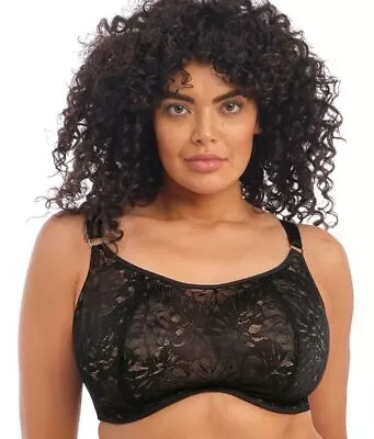Elomi Kelsey Underwire Bralette UK Sizes E-HH Color Black Style #300524 NWT $70 • $42.99
